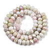 Ombre Effect Dyed Glass Beads Strands X-GLAA-C023-02-B03-2