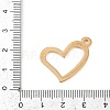 304 Stainless Steel Pendants STAS-B092-15G-3