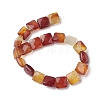 Natural Red Agate Beads Strands G-K359-B11-01-3