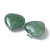 Natural Green Aventurine Pendants G-A259-02P-05-2