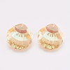 K9 Glass Rhinestone Pendants X-GLAA-F083-02A-2