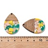 Resin and Walnut Pendants LS-FIND-R051-15F-3
