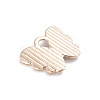 Light Gold Plated Alloy Enamel Charms ENAM-WH0047-41E-3
