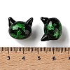 Handmade Foil Glass Beads LAMP-D005-01E-3