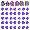 56Pcs 4 Styles Silicone Beads FIND-TA0010-75C-1