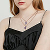 2Pcs Matching Butterfly Pendant Necklaces Set JN1033A-1-6