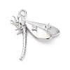 Brass Pave Cubic Zirconia Pendants KK-E793-27P-1
