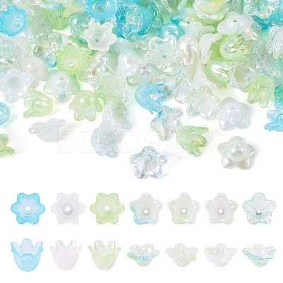 Acrylic Bead Caps OACR-TA0014-45B-1