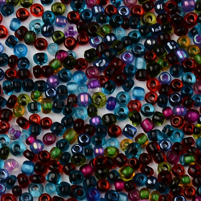8/0 Glass Seed Beads SEED-R051-02B-04-1