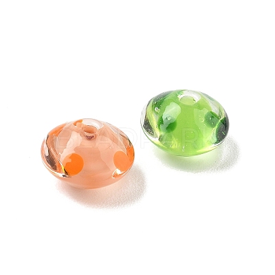 Transparent Handmade Lampwork Beads LA-CBABC67-04-1