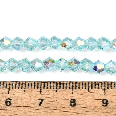 Transparent Glass Beads Strands LS-EGLA-N021-4mm-02-1