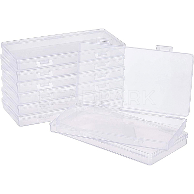 Transparent Plastic Bead Containers CON-BC0006-06A-1