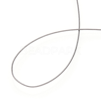 Non-Tarnish Tiger Tail Wire TWIR-N004-0.4mm-P-1
