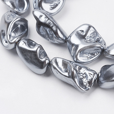 Shell Pearl Beads Strands BSHE-K010-08C-1