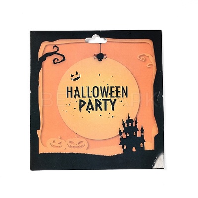 Halloween Paper Spiral Hanging Wall Decorations AJEW-P105-04-1