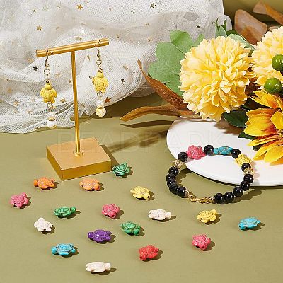Synthetic Turquoise Beads Strands G-NB0003-71-1