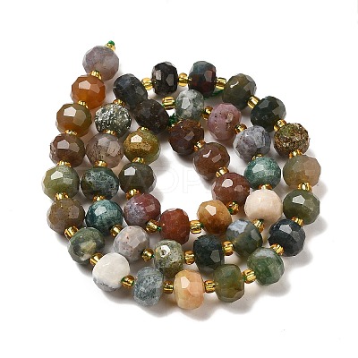 Natural Indian Agate Beads Strands G-P508-A04-01-1