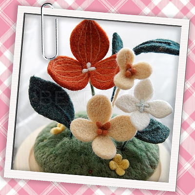 18Pcs 6 Colors DIY Wool Roving DIY-SP0005-80C-1