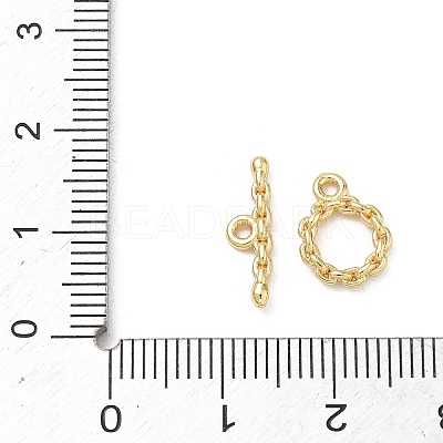 Brass Toggle Clasp KK-D289-53B-G-1