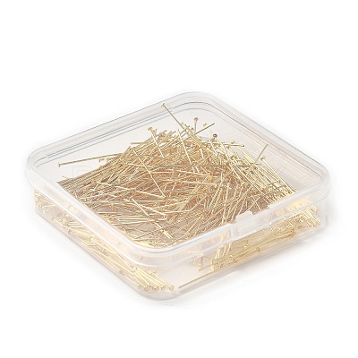 300Pcs 304 Stainless Steel Flat Head Pins STAS-UN0049-19-1