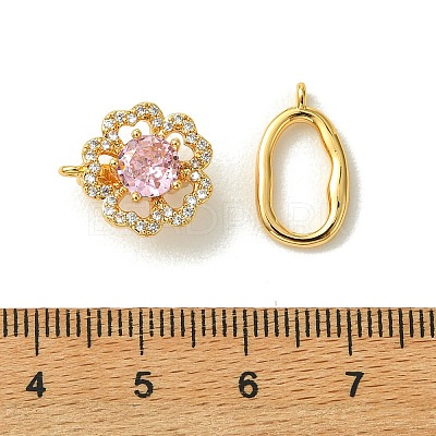 SHEGRACE Bras Micro Pave Clear Cubic Zirconia Fold Ovar Clasps XGRQ5F477-807G-1