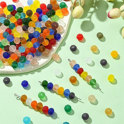 720Pcs 24 Colors Transparent Glass Beads Sets EGLA-YW0003-12-1