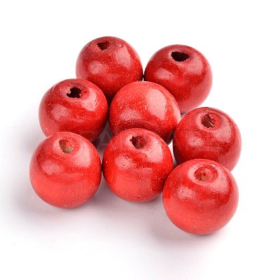Natural Maple Wood Beads TB20mmY-1-1