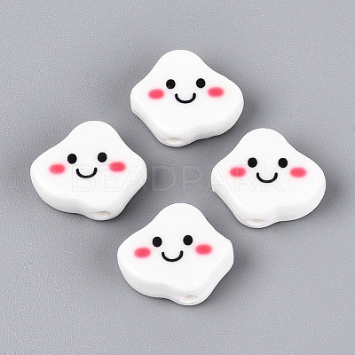 Handmade Porcelain Ceramic Beads PORC-T134-20A-1