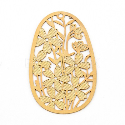 Brass Pendants KK-P193-01G-1