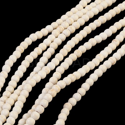 Synthetic Turquoise Beads Strands X-TURQ-G106-4mm-02Q-1