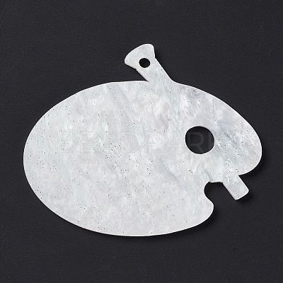 Acrylic Disc Big Pendants SACR-G015-F01-1