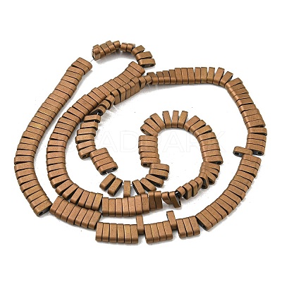 Electroplated Non-magnetic Synthetic Hematite Beads Strands G-C106-B01-13A-1