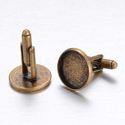 Brass Cufflinks KK-E464-AB-NF-1
