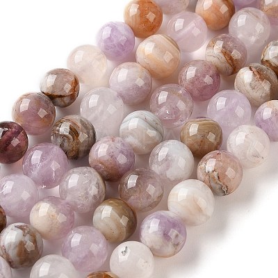 Natural Amethyst Lace Agate Beads Strands GG-CBABD99-04-8mm-1