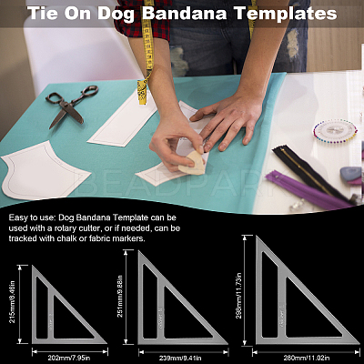 Acrylic Quilting Rulers DIY-WH0034-84D-1