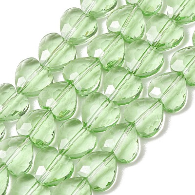 Transparent Glass Beads Strands GL-CBA7A17-03A-06-1