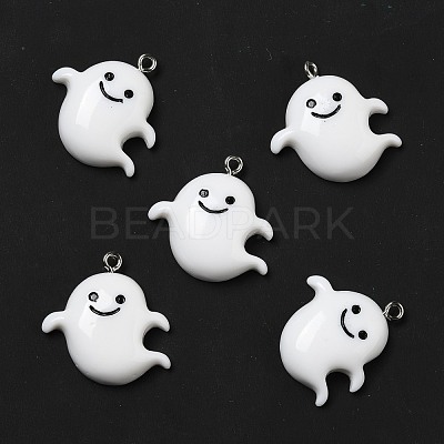 Halloween Opaque Resin Pendants RESI-D055-104P-1