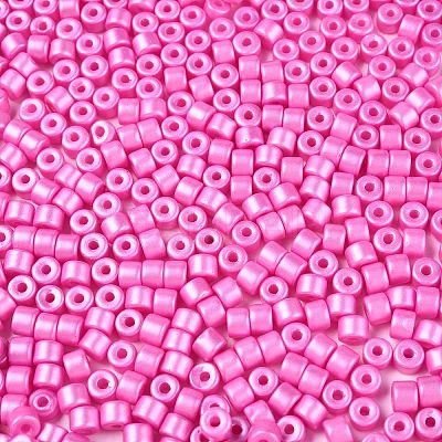 Baking Paint Pearlized Glass Seed Beads SEED-T008-03K-1