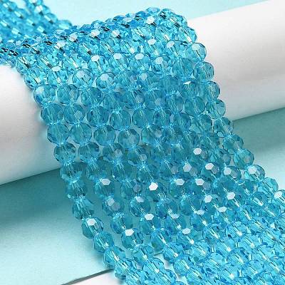 Transparent Glass Beads EGLA-A035-T6mm-D08-1