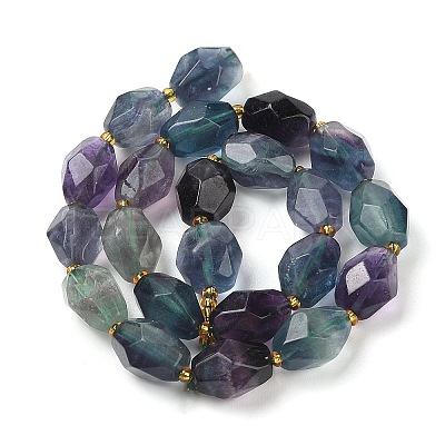 Natural Fluorite Beads Strands G-P541-A01-04-1