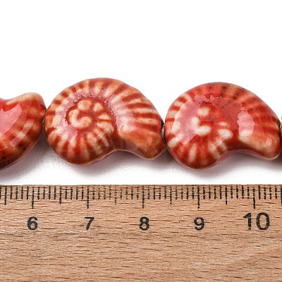 Ocean Series Handmade Porcelain Beads PORC-R002-03G-1