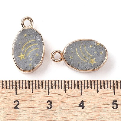 Natural Labradorite Pendants G-C102-08C-G-1
