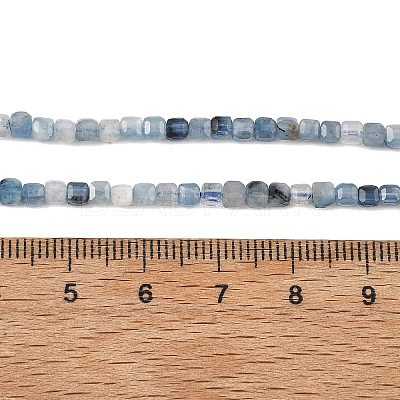 Natural Devil Blue Aquamarine Beads Strands G-NH0073-C01-3mm-1