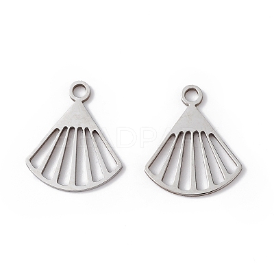 Non-Tarnish 304 Stainless Steel Pendants STAS-E186-02P-1