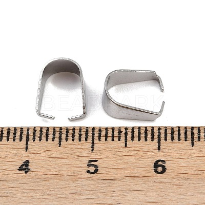 304 Stainless Steel Snap On Bails STAS-C135-01C-P-1