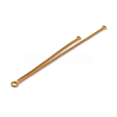 Brass Tassel Box Chain Big Pendants KK-G510-13G-1