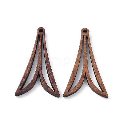 Walnut Wood Laser Cut Pendants WOOD-Q051-01G-1