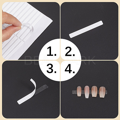 Nail Adhesive Strip AJEW-CP0008-98C-1
