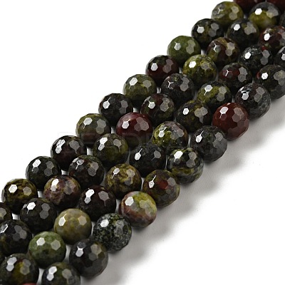 Natural Dragon Blood Beads Strands G-E571-30B-1