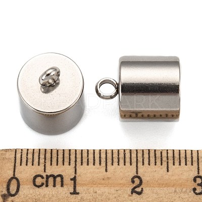 Tarnish Resistant 304 Stainless Steel Cord Ends STAS-K004-10mm-01-1